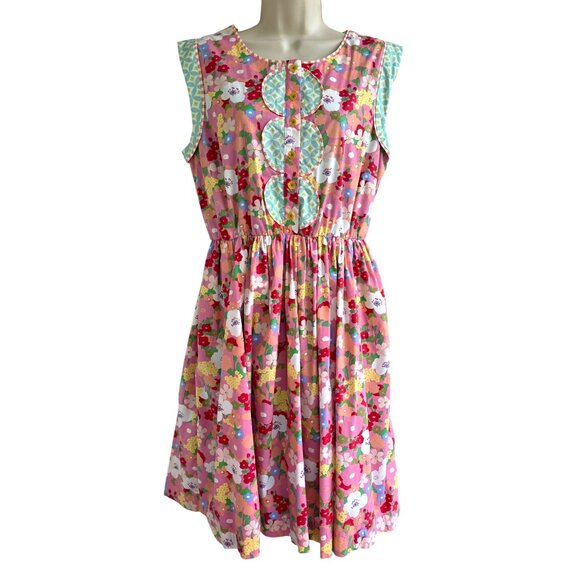 Matilda Jane Leah Wonderful Parade floral cotton blend sleeveless dress - Picture 1 of 8